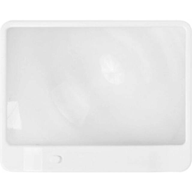 (White, One size) 2025 New Led Full Page Magnifier Sheet 3x Big Large Magnifying Glass Reading Book Aid Lens