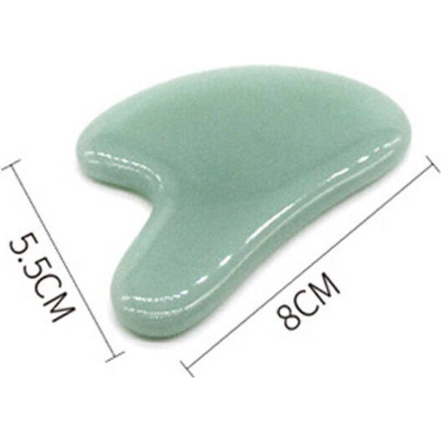 (a-type 5) Aventurine Gouache Scraper Guasha Massager For Face Gouache Stone Gua Sha Scraper Massage Tools Body Facial Jade Massager Set