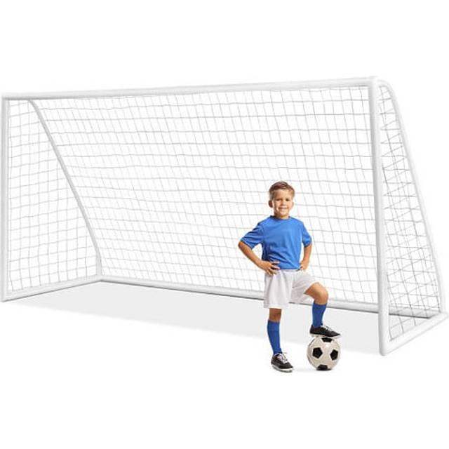 All-Weather Soccer Goal with Strong PVC Frame and High-Strength Netting