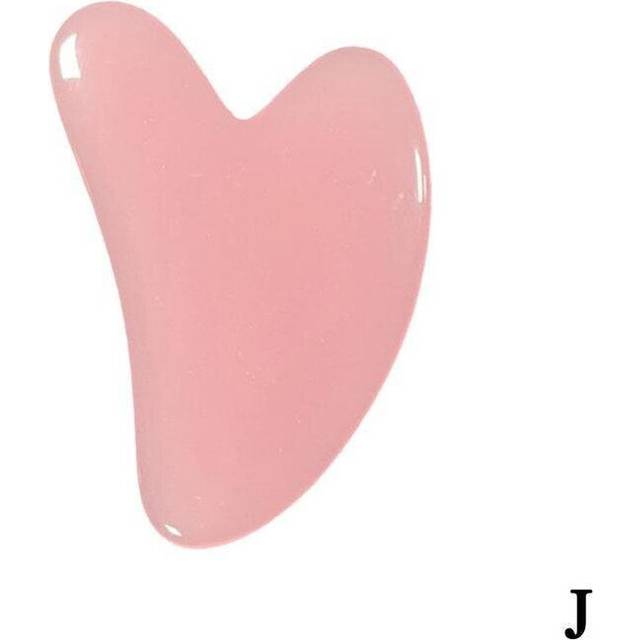 (a-J) 7colors Gua sha Scraper Board Face Massager Meridian Lifting Muscle Resin Scraper Thin Skin Relaxation Face Gouache