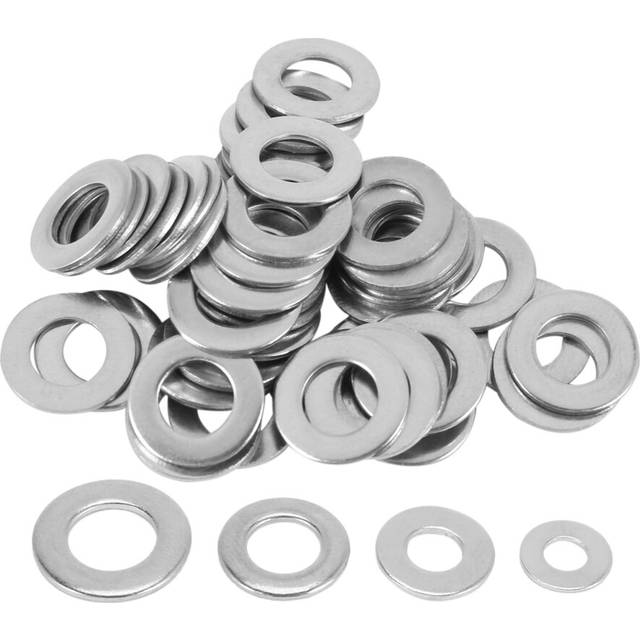 Metric Washer Mixed (200 Pack) M3 M5 & M6 Form A Thick Flat Washers Stainless Steel