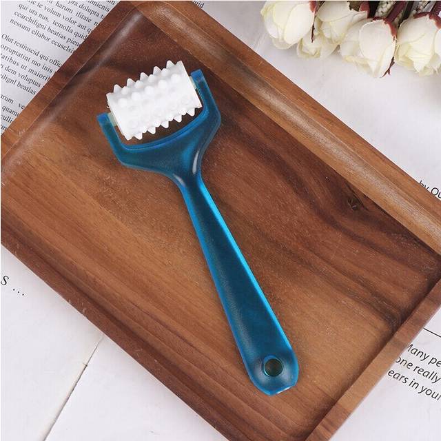 (a-Blue) 1PC Roller Face-lift Massager Face Shaper Relaxation Mini Finger Massager Bueaty Body Slimmer Tool Beauty Tools 4 Colors