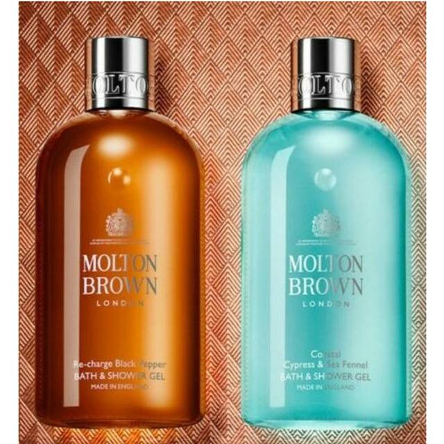 Molton Brown Coastal Cypress & Black Pepper Bath & Shower Gel Set 300ml