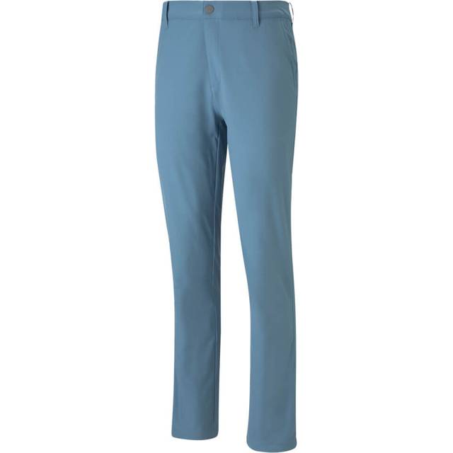 (38/32, Deep Dive) Puma Golf Mens 2024 Dealer Tailored Recycled Fabric Mid Rise Trousers