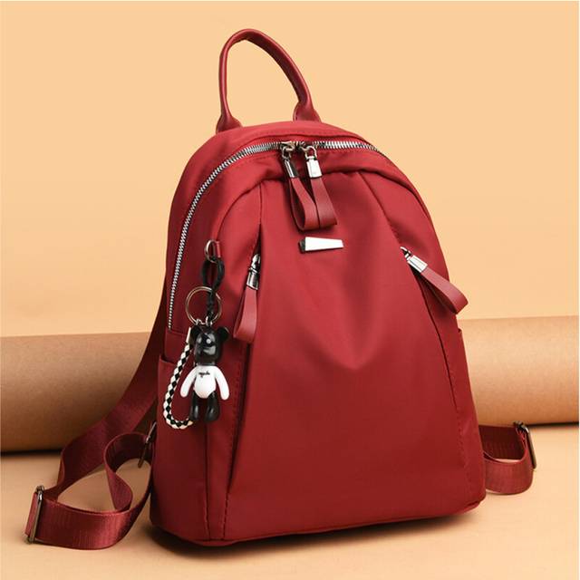 Multifunctional Waterproof Anti-Theft Backpack Large Capacity Travel Backpack-Red