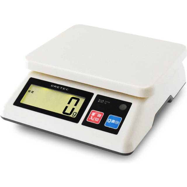 dretec platform commercial compliant with specified measuring up to 2g horizontally adjustable by foot digital kitchen commercial use scale, scale, gray