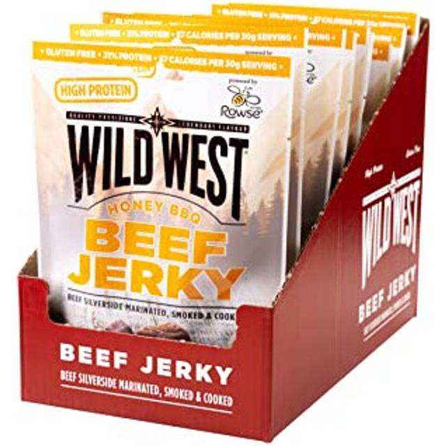 Wild West Honey BBQ Beef Jerky 25 g (Pack of 12)