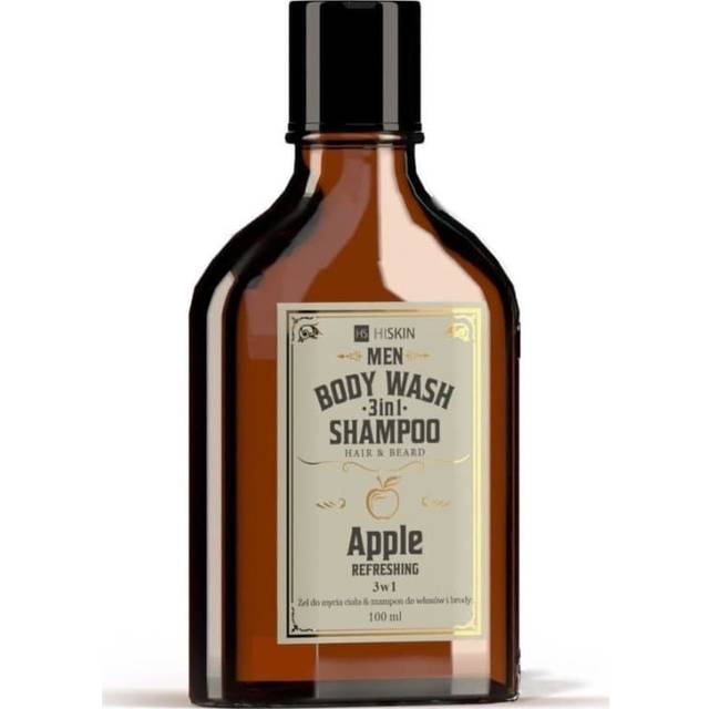 HISKIN Men Whisky Body Wash Gel and Shampoo 100 ml Apple