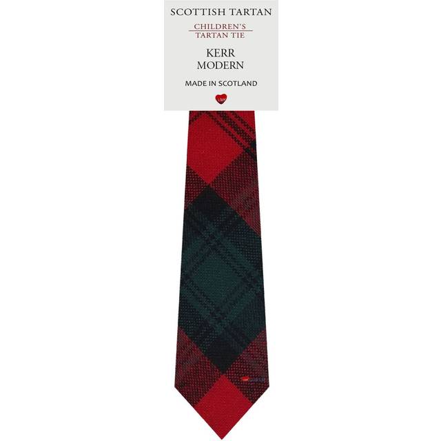 Boys All Wool Tie Woven And Made in Scotland in Kerr Modern Tartan