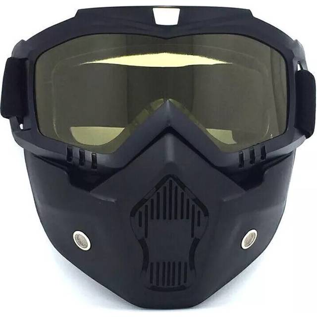 (Black / Yellow) Safety Glasses Eye Impacted Protective Work Goggles For DIY Welding Grinding