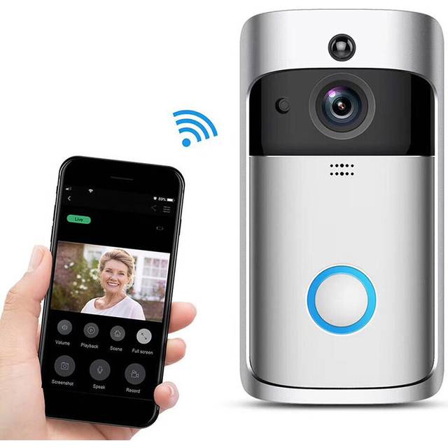 Video Doorbell - Smart Wifi Intercom Wireless Hd Video Doorbell Door Phone Access System Security System