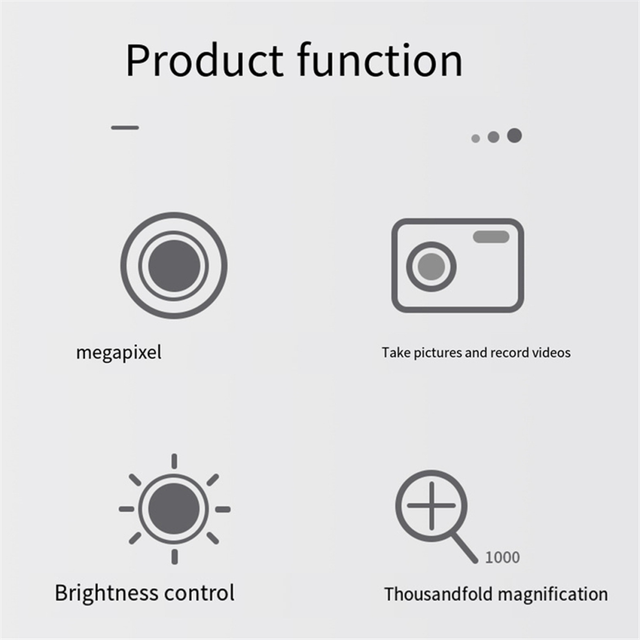 Wireless Microscope,WiFi USB Digital Handheld Microscope