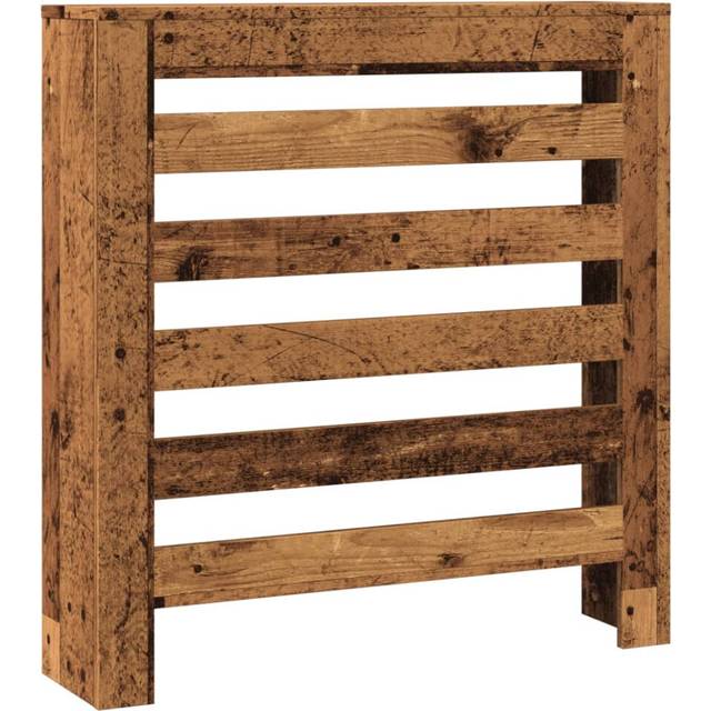 vidaXL Radiator Cover Heater Cover Radiator Shelf Old Wood Engineered Wood