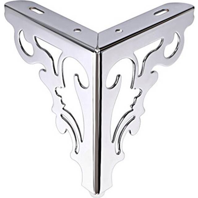 4Pcs Modern Sofa Legs Furniture Accessories of Table Cabinet Metal Legs Stainless Steel Furniture Legs with Screws (15CM)