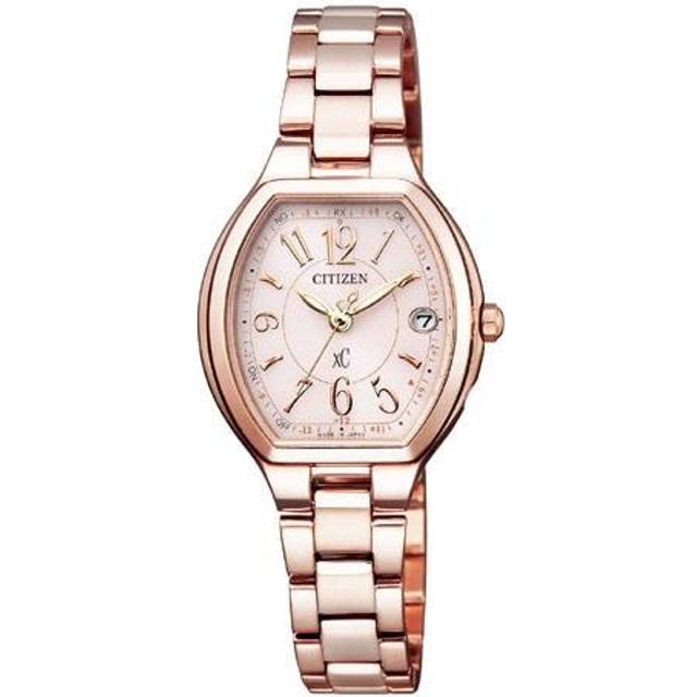 Citizen ES9365-54W ( Watch xC Eco-Drive radio-controlled H060 Stainless Steel Line Happy Flight Sakura Pink Tonneau)