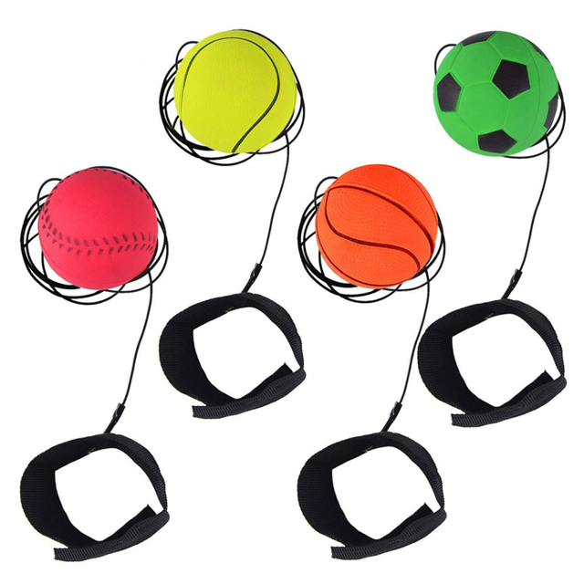 A Bouncy Ball Hand Wrist Elastic Balls