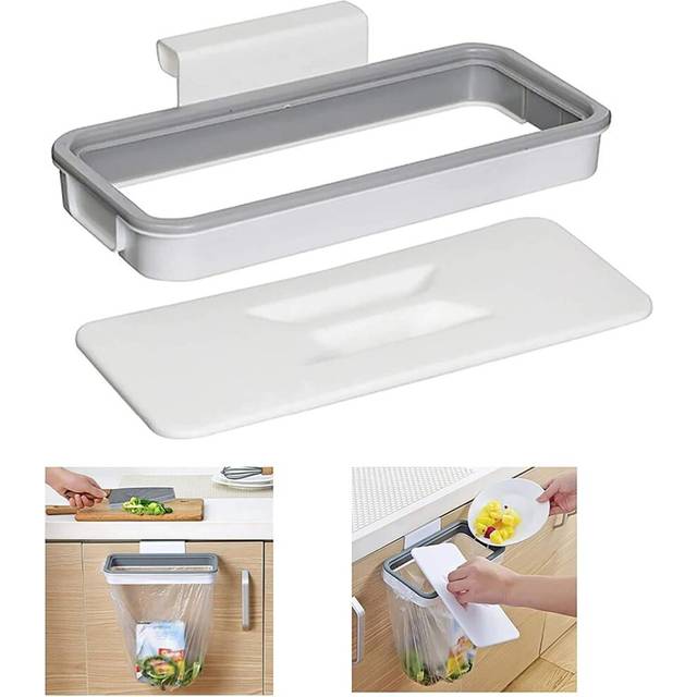 Kitchen cabinet trash can, portable trash bag holder under the sink