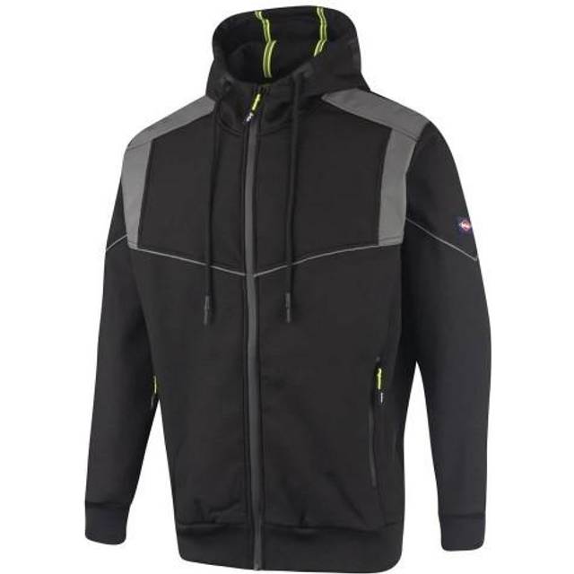 (L, Black) Lee Cooper Mens Reflective Hooded Jacket