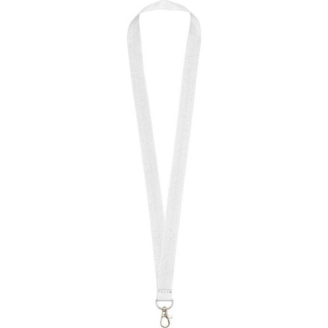 (One Size, White) Bullet Impey Lanyard With Convenient Hook