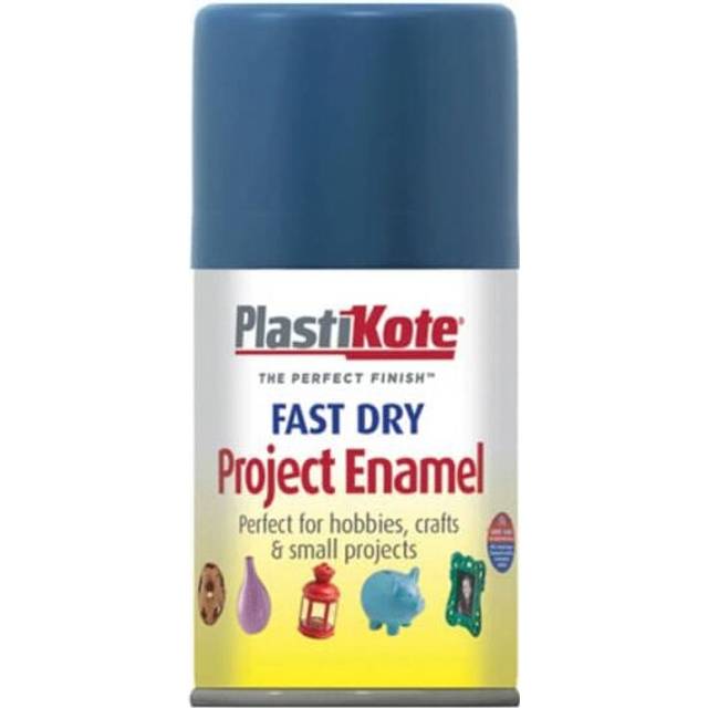 Plastikote Enamel Spray Paint 100Ml Fast Drying All Colours HARBOUR BLUE