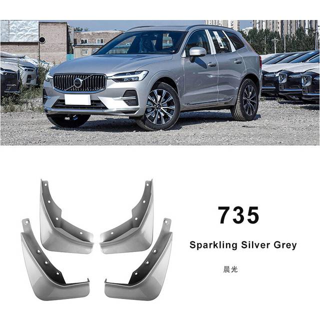 (Morning Silver) MudFlaps For VOLVO XC60 2018-2024 Mudguards blue white grey brown Splash