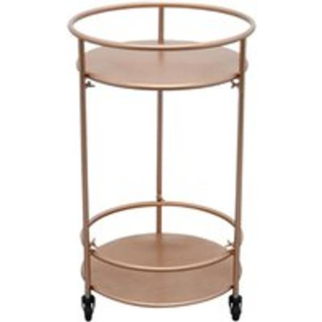 Rose Gold Drinks Trolley Bar Cart - Small