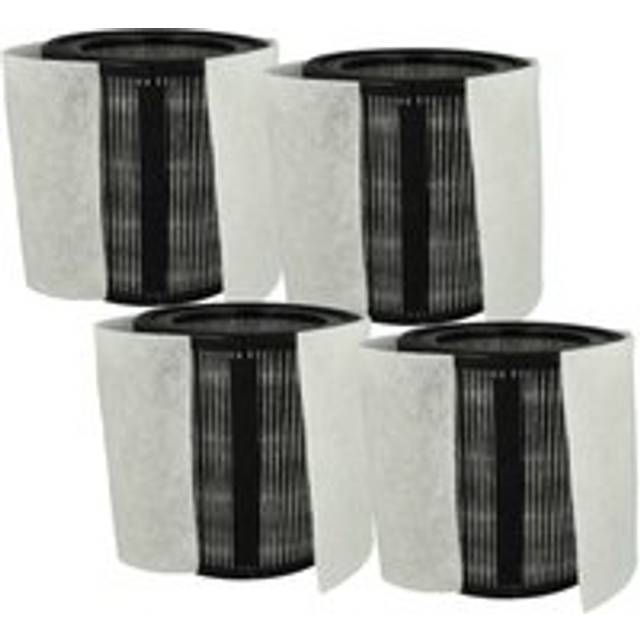 vhbw 4x HEPA Filter H12 compatible with Leifheit / Soehnle Airfresh Clean Connect 500 Air Cleaner - Spare Air Filter