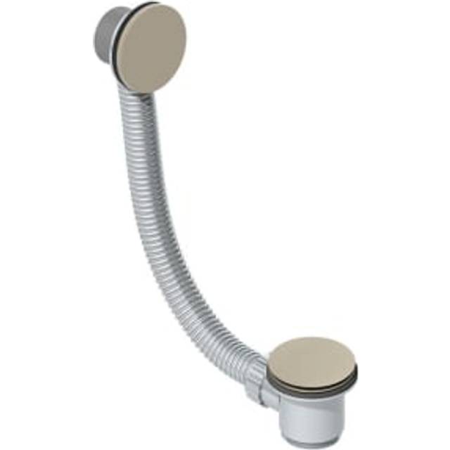 Wickes Bath Pop Up Click Waste - Brushed Nickel