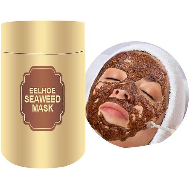 (1 Pcs) Natural Seaweed Face Mask,Algae Seed Mask for Hydrating Purify Anti-Acen Deep Clean Pore,Firms Skin Care,Apply No-Rinse Mask