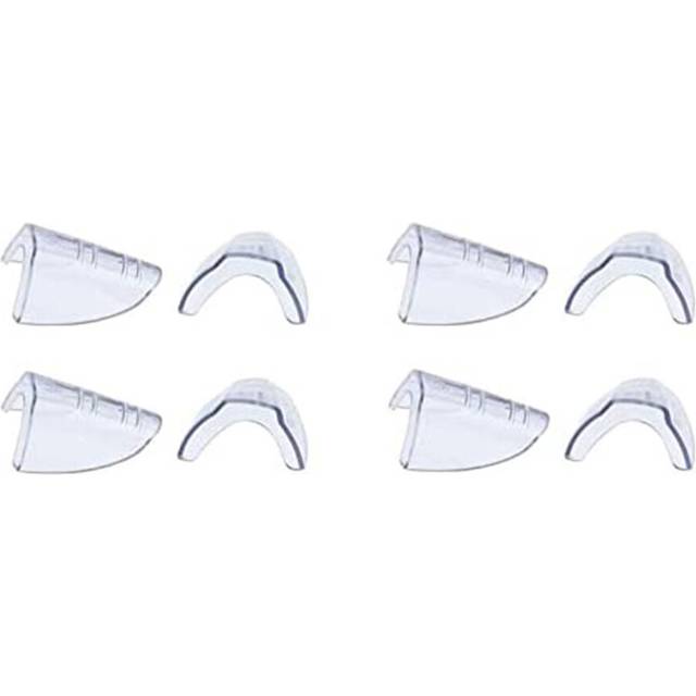 4 Pairs Eye Glasses Side Shields on Clear Side Shield for Safety Glasses