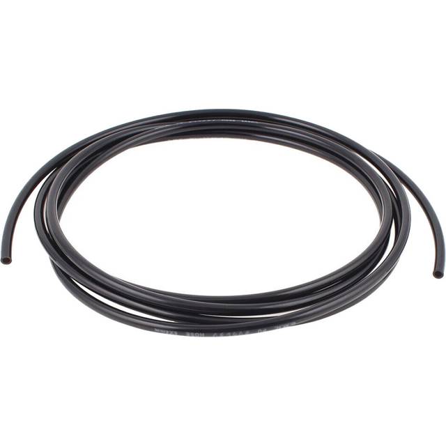 6mm x 4mm Pneumatic Air Compressor PU Hose Pipe 3 Meters Black