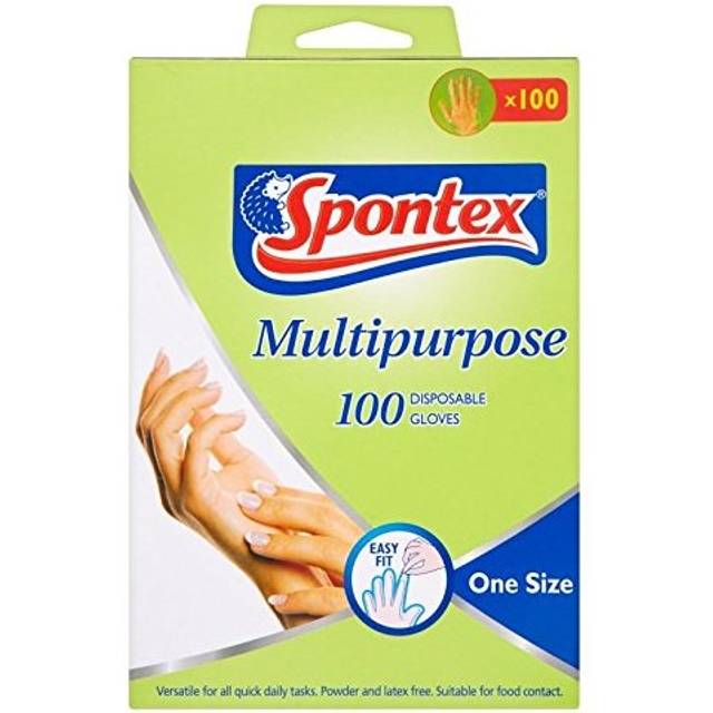 Spontex 100 Handy Multipurpose Disposable Gloves