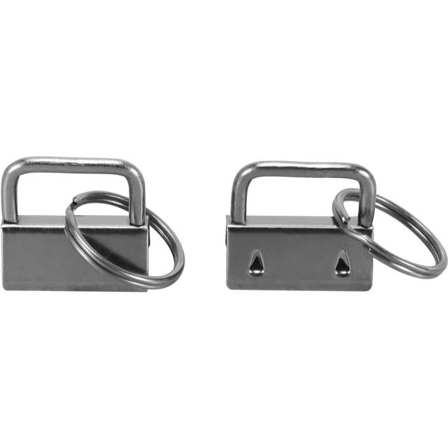 100 PCS Wristlet Hardware, 1 Inch Key Fob Hardware for Keychain