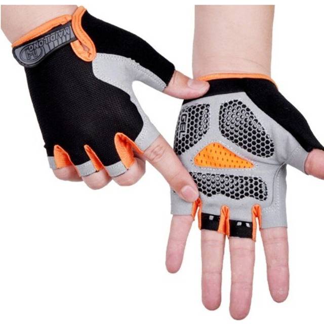 HOT Cycling Anti-slip Anti-sweat Men Women Half Finger Gloves