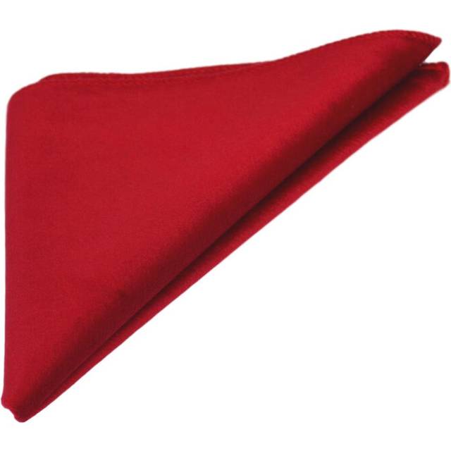 King & Priory Luxury Red Velvet Pocket Square for Men (Adult) - One Size - Modern Luxury - Wedding  Anniversary
