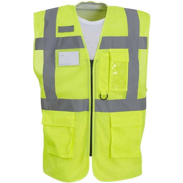 (S, Yellow) Yoko Unisex Adult Hi-Vis Vest