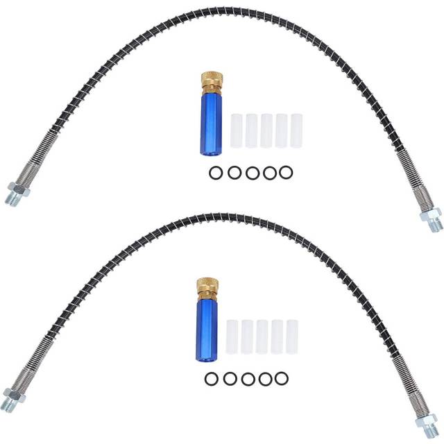 2X Air Compressor Connecting Pipe Air Filter M10X1 Oil Water Separator 30Mpa / 300Bar / 4500Psi