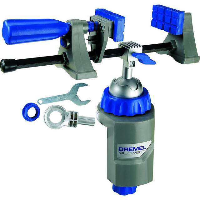 Dremel 2500 Multi-Vise, Adjustable Bench Vice with Clamp and Tool Holder