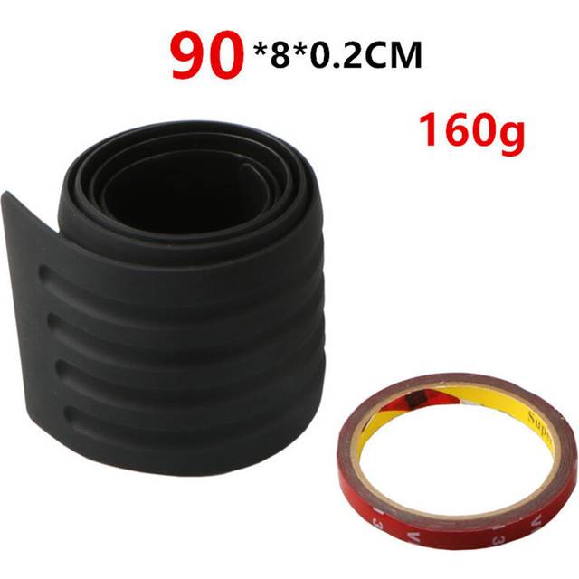 (90CM Back) Universal 104*9cm Car Trunk Door Sill Plate Protector Rear Bumper Guard