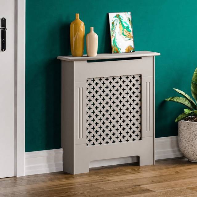 (Small) Oxford Radiator Cover Heating Guard Cabinet Cross