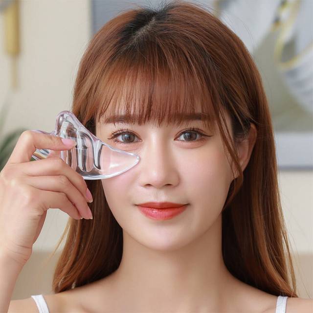 (a-01) Crystal Massage Tool Gua Sha Scraping Board Gouache Scraper Face Massager Facial Lift Neck Body Scraping Massage Beauty Tools