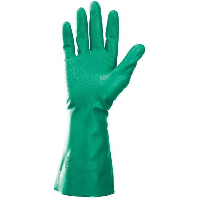 Kimberly-Clark Professional 412-94447 G80 Nitrile Chemical Resistant Gloves, Green - Size 9 & Large