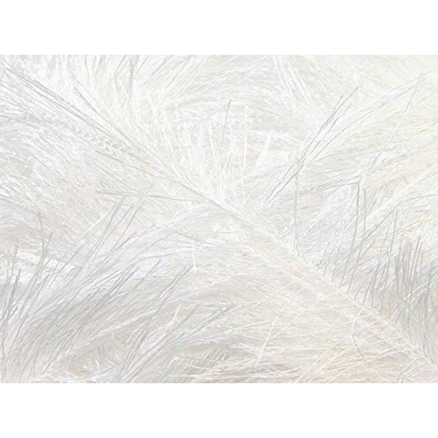 Large 100 Gram Skein Optical White Eyelash Yarn Fun Fur 164 Yards