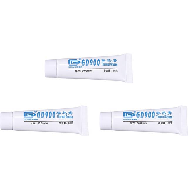 3X GD900 Thermal Conductive Grease Paste Silicone Plaster Heat Sink Compound 30 Grams High Performance Gray