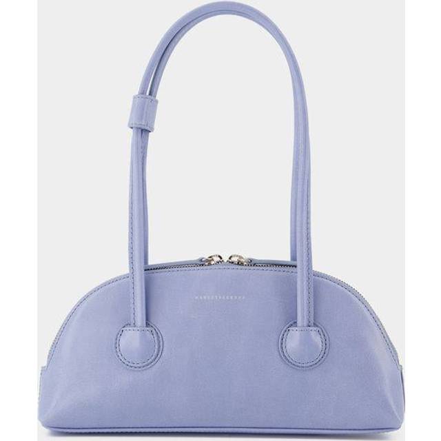 Marge Sherwood, Shoulder Bags, female, Blue, ONE SIZE, Blue Leather Shoulder Bag