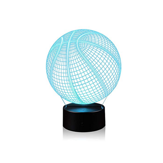 Bedside Lamp Touch Basketball Night 3D Led Table Lamps