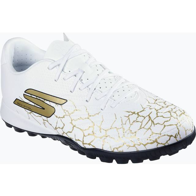 Skechers SKX 1.5 Academy TF Turf Soccer Cleat White/Gold-9