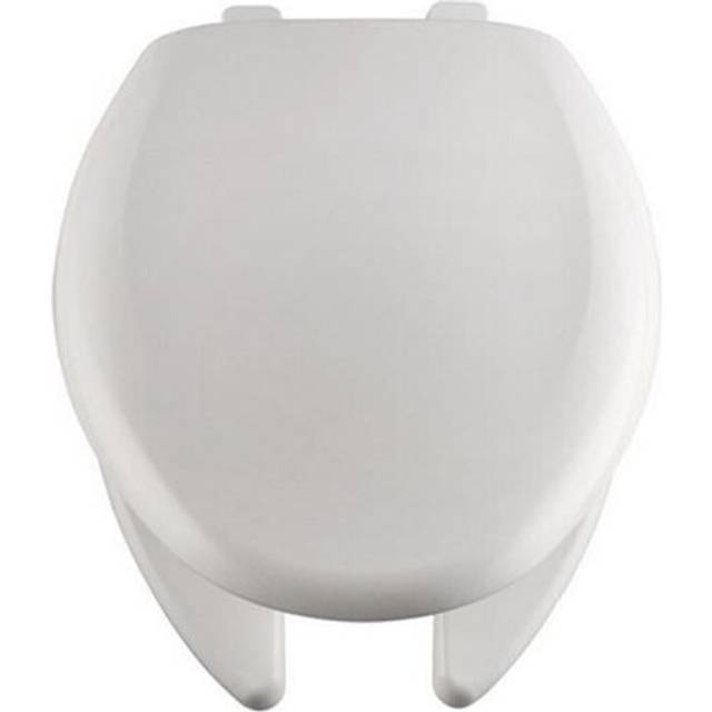 Bemis 1250TTA-000  Elongated White Plastic Toilet Seat