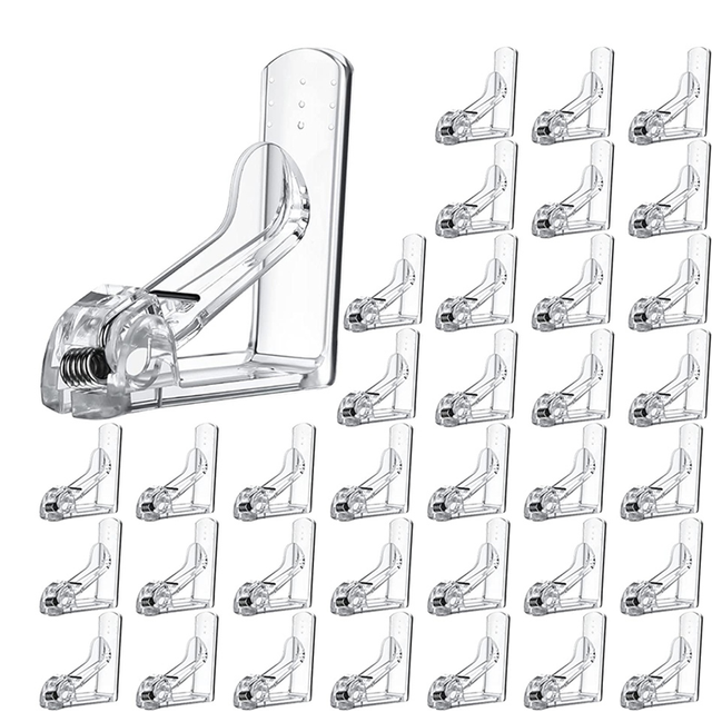 Clear Tablecloth Clips Plastic Table Cloth for Hom Picnic Dinging Room Indoor and Outdoor Fix B