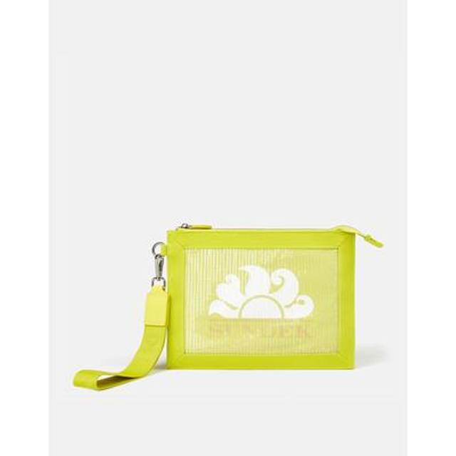 Sequinned clutch bag green u - GREEN (U)